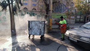 اجرای عملیات لایروبی و پاکسازی انهار در منطقه ۶ تبریز