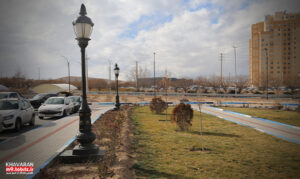 کاشت ۵ هزار مترمربع فضای سبز در محوطه ساختمان معاونت فنی و عمرانی منطقه ۹