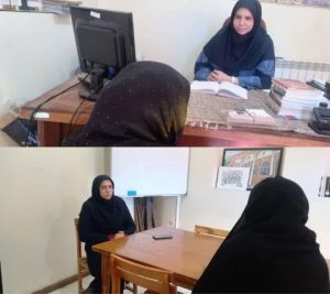 برگزاری جلسات مشاوره فردی در فرهنگسرای تربیت منطقه ۸