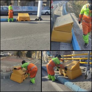 معاون محیط زیست و خدمات شهری منطقه ۱ خبر داد: جاگذاری مخازن یخ‌زدا در مسیرهای پرتردد برای مدیریت شرایط اضطراری زمستان