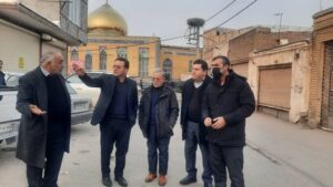 بازدید میدانی شهردار منطقه ۷ تبریز از محلات کوجووار و خلجان