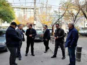 بازدید میدانی شهردار منطقه ۸ تبریز از معابر مرکزی شهر و رسیدگی به مشکلات سطح حوزه