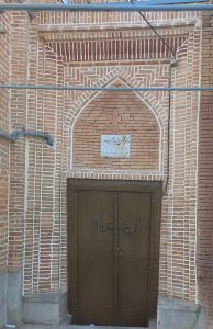 مرمت سردرب مطب تاریخی دکتر پورعجم در پیاده‌راه ارک به پایان رسید