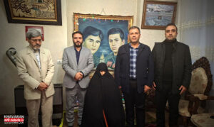 دیدار شهردار منطقه ۹ تبریز با خانواده معظم شهیدان والامقام «ایوب و علی ذاکری»