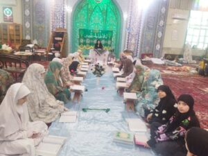 اجرای طرح «زندگی با آیه‌ها» در مراسم اعتکاف مسجد امام حسین (ع) قراملک