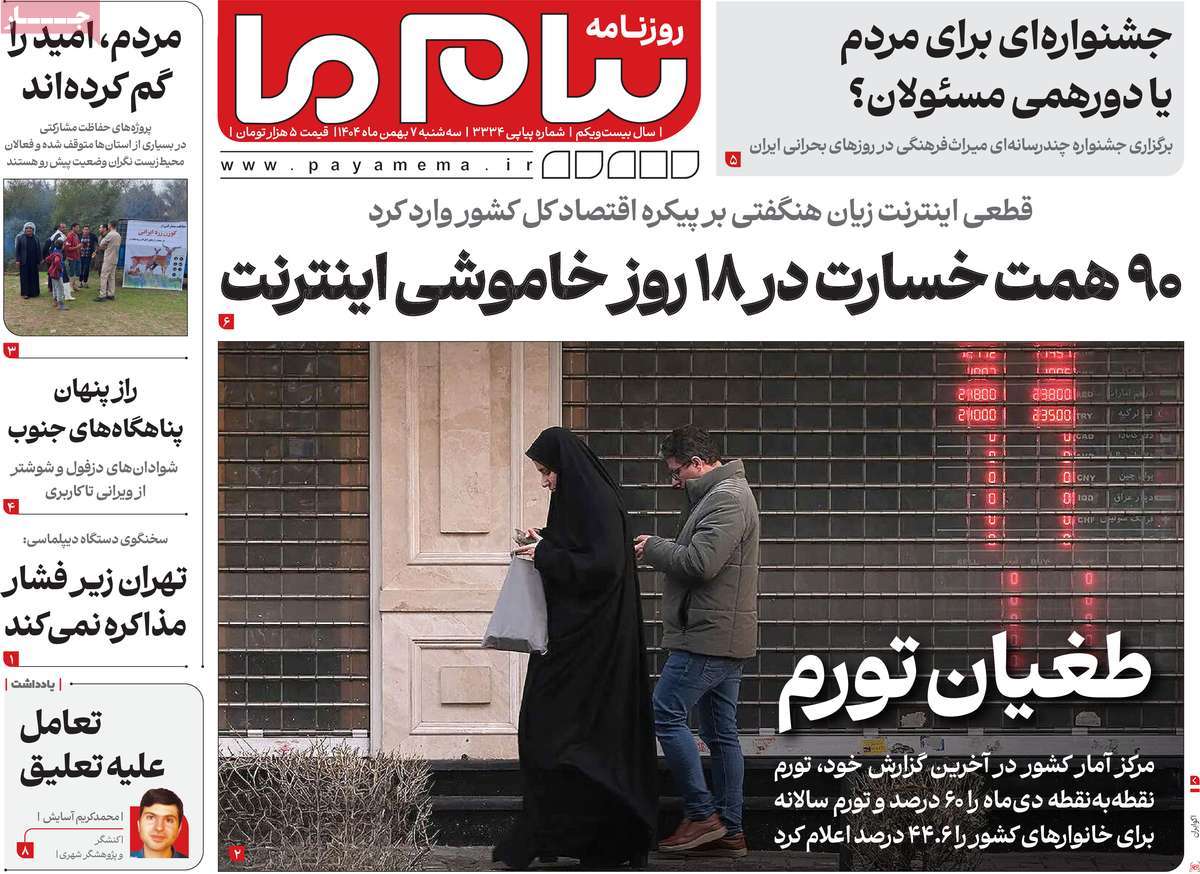 ۷ بهمن ۱۴۰۴