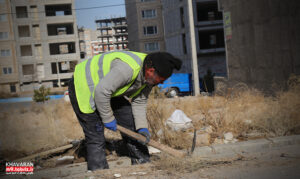 لایروبی ۹ کیلومتر از جوی‌های آب منطقه ۹ تبریز پس از بارش‌های اخیر