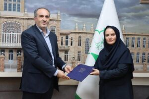 “حمیده درشته” سرپرست جدید شهرداری منطقه ۸ تبریز شد؛ تأکید بر هویت‌بخشی و احیای بافت تاریخی شهر