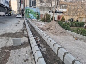 ساماندهی بوستان هاشمیه با نوسازی جداول، سنگفرش و سرویس‌های بهداشتی