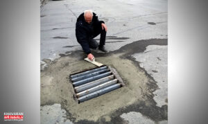 تعمیرات اساسی دریچه‌ها و پاکسازی معابر در حوزه شهرداری منطقه ۹ تبریز