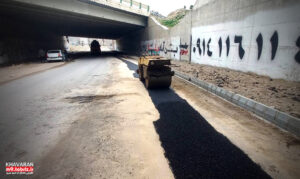 اجرای طرح گسترده آسفالت‌ریزی و چاله‌زدایی در شهرک خاوران