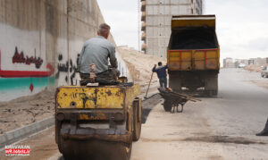 لکه‌گیری آسفالت خیابان استاد عابد تبریزی شهرک خاوران