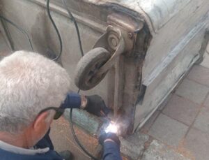 تعمیر و نوسازی باکس‌های زباله در شهرداری منطقه ۸ تبریز