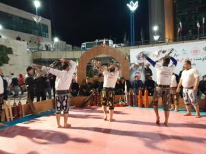 برگزاری ورزش‌های زورخانه‌ای و پهلوانی در میدان شهید بهشتی تبریز