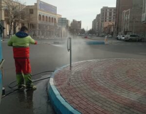 اجرای شبانه‌روزی طرح نگهداشت شهری در محدوده تاریخی–فرهنگی تبریز