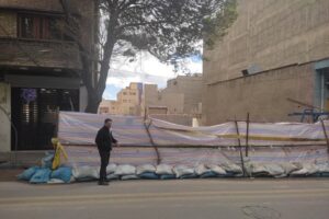 صدور دومین اخطاریه ایمنی گودبرداری برای ملک واقع در خیابان طالقانی منطقه ۸