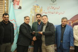 مراسم تودیع شهردار ناحیه یک شهرداری منطقه ۷ تبریز