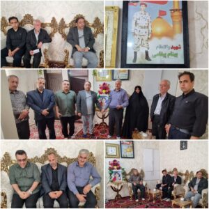 دیدار شهردار منطقه یک تبریز با خانواده شهید والامقام «بهنام پیغامی»