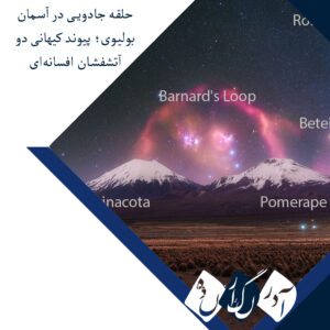 حلقه جادویی در آسمان بولیوی؛ پیوند کیهانی دو آتشفشان افسانه‌ای