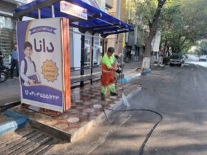 اجرای شبانه‌روزی طرح «نگهداشت شهر» در قلب تاریخی تبریز با هدف ارتقای کیفیت محیطی